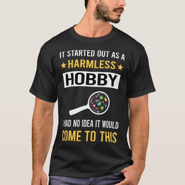 Camiseta Microbiologista de Microbiologia Hobby Inocente (Frente)