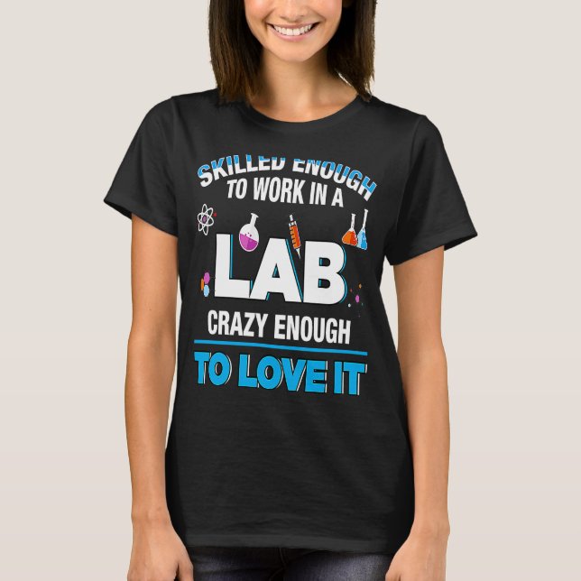 Camiseta Microbiólogo Bioquímica Farmacêutica Lab Qual (Frente)