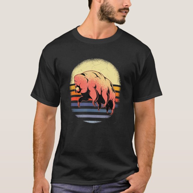 Camiseta Microbiólogo de Micro Animais Tardigrado de Urso Á (Frente)