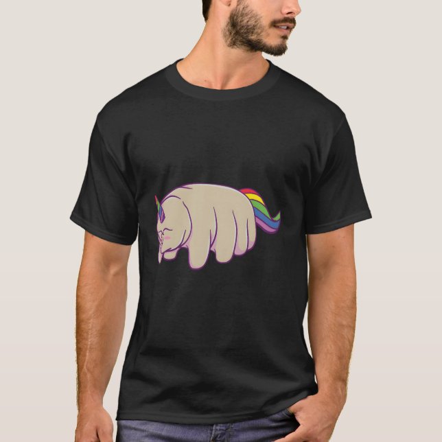 Camiseta Microbiólogo do Unicórnio Tardigrado Gift (Frente)