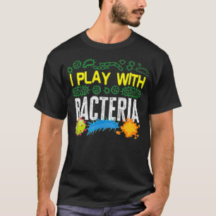 Camiseta Microbiólogo Lab Microbiologia Staph com quem bri