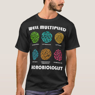Camiseta Microbiólogo Presente Idea Bactérias Coloridas Col