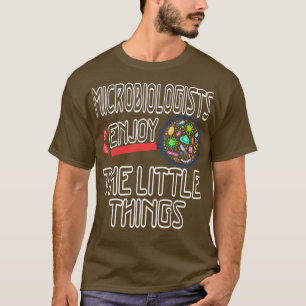 Camiseta Microbiólogos gostam das coisinhas engraçadas