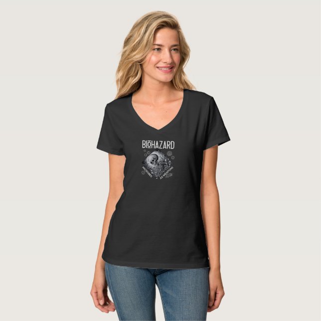 Camiseta Micróbios de risco biológico como armas (Frente Completa)