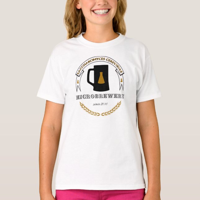 Camiseta Microbrewery de Saccharomyces Cerevisiae (Frente)