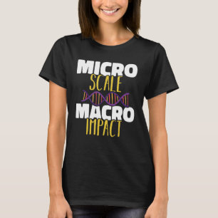 Camiseta Microescala Macro impact Microbiology Science Biol