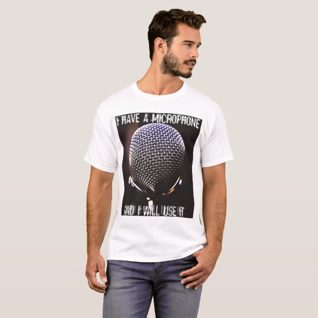 Camiseta Microfone (Frente Completa)