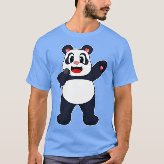 Camiseta Microfone Cantor Panda