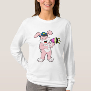 Camiseta Microfone da Polícia de Rabbit