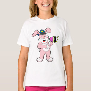 Camiseta Microfone da Polícia de Rabbit