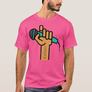 Camiseta Microfone De Cultura De Rap De Hip Hop 90