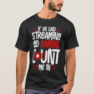 Camiseta Microfone de Vídeo Online para Streaming de Jogos