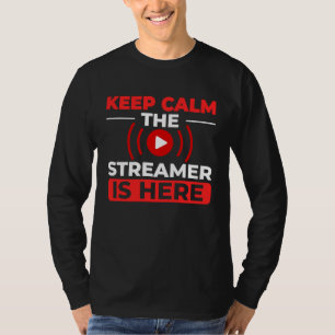 Camiseta Microfone de Vídeo Online para Streaming de Jogos
