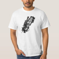 Microfone e estilos musicais T-Shirt
