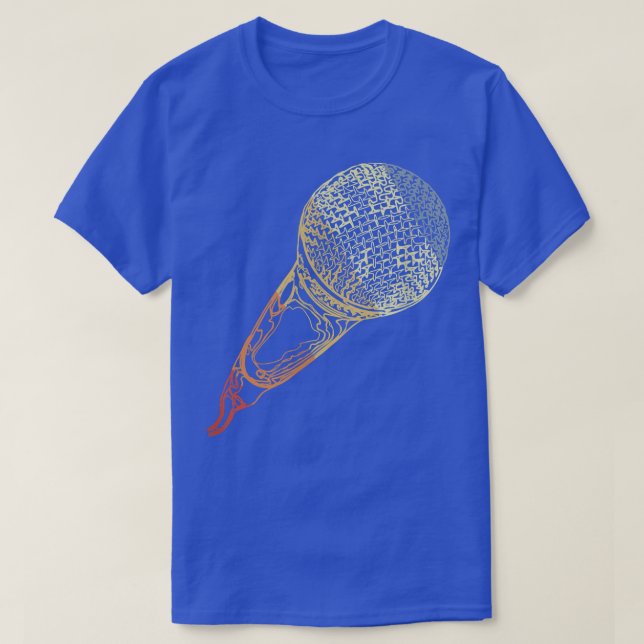 Camiseta Microfone Musical Karaoke Music Lover (Frente do Design)