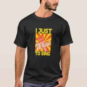 Camiseta Microfone Singer Para Karaoke