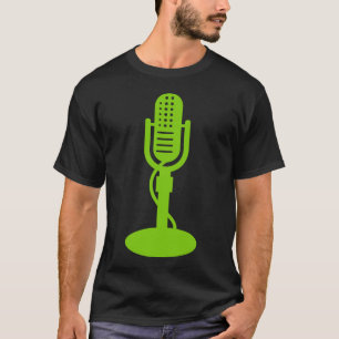 Camiseta Microfone - verde de Marciano