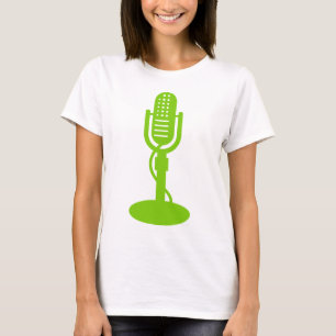 Camiseta Microfone - verde de Marciano