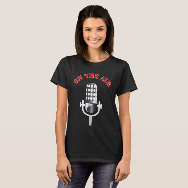 Camiseta Microfone Vintage (Frente Completa)
