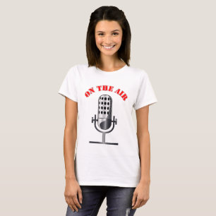 Camiseta Microfone Vintage