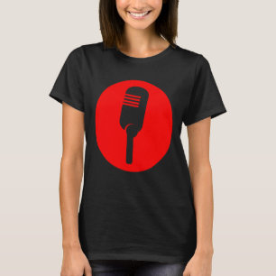 Camiseta Microfone Vintage Levante Vocalista Singer Podcas