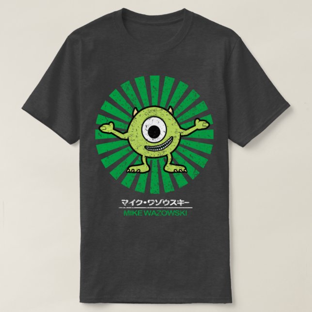 Camiseta microfone wazowski retro vintage (Frente do Design)