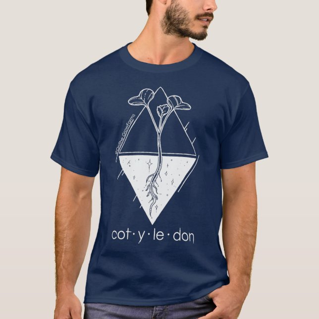 Camiseta Microgreens Broccoli Cotyledon Mens Womens (Frente)
