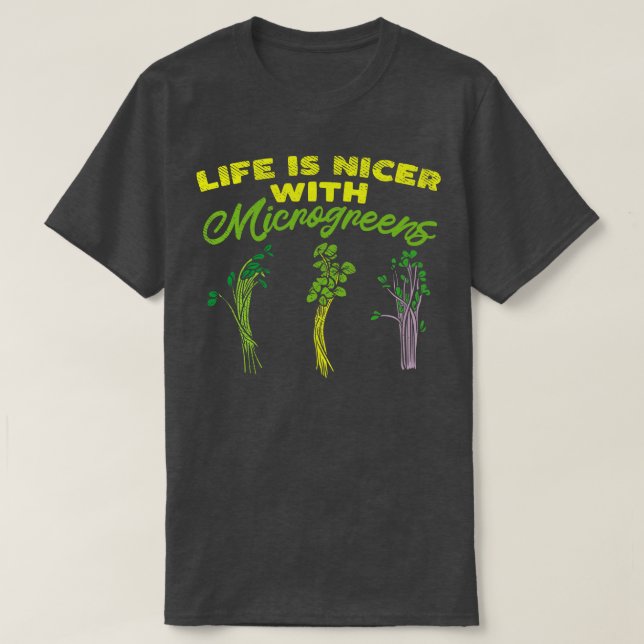 Camiseta Microgreens Sprouts 1 (Frente do Design)