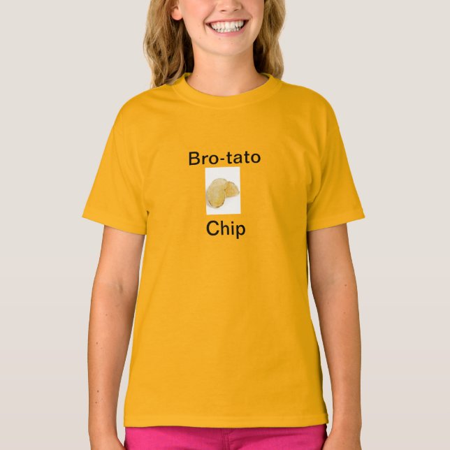 Camiseta Microplaqueta de Bro-tato (Frente)