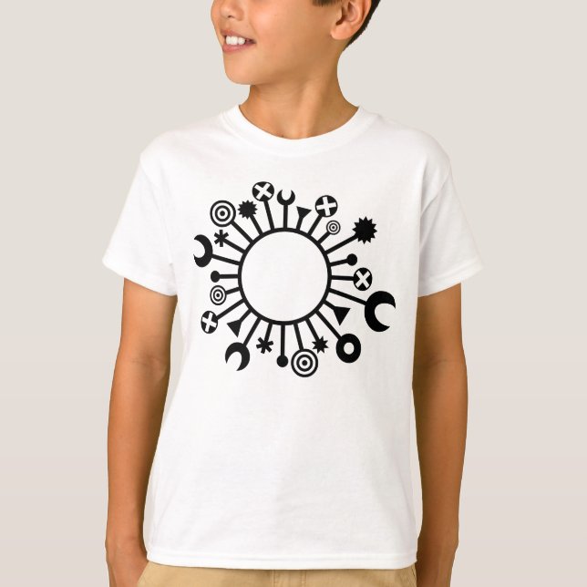 Camiseta microrganismo - Preto (Frente)