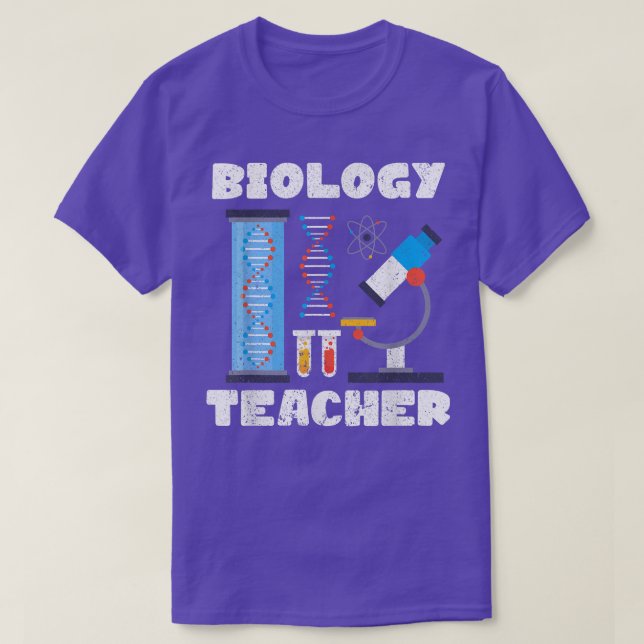Camiseta Microscope Biologist Science Lab Biology Teacher B (Frente do Design)