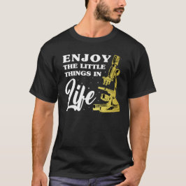 Camiseta Microscópio Divertido, Microbiologistas Nerd da Bi