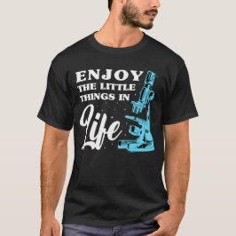 Camiseta Microscópio Divertido, Microbiologistas Nerd da Bi