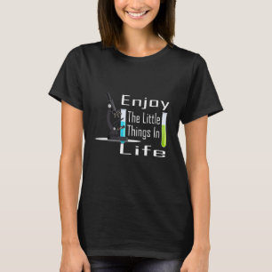 Camiseta Microscópio,Microbiólogos BIOLOGIA NERD CIÊNCIA LA