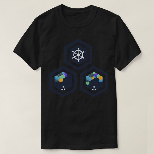 Camiseta Microservices Kubernetes Cluster Control Plane Nod (Frente do Design)