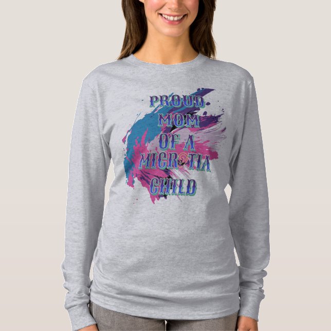 Camiseta Microtia Mãe T-Shirt (Frente)