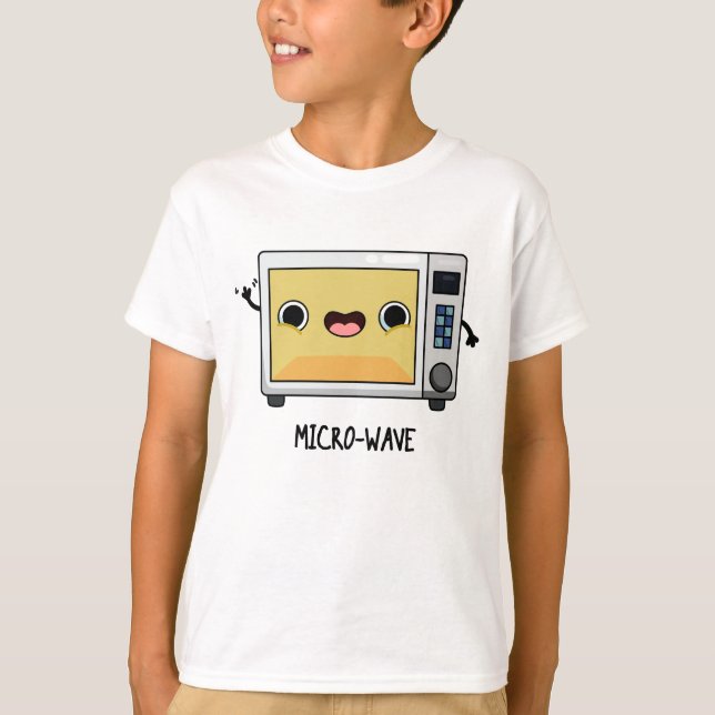 Camiseta Microwave Funny Pun (Frente)