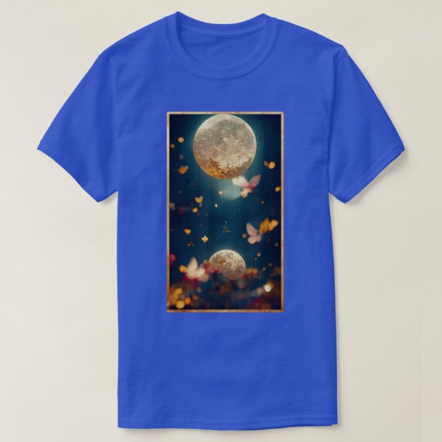 Camiseta Mid Autumn Festival Night The Sky's Cheio das Estr (Frente do Design)