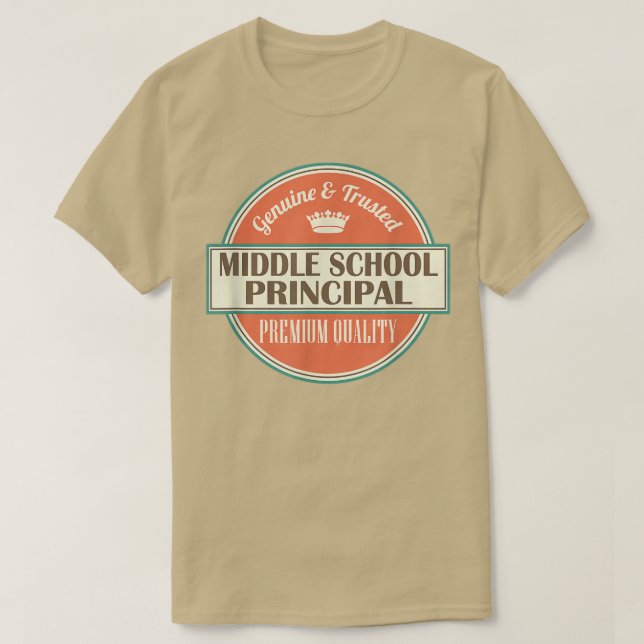 Camiseta Middle School PrincipalFunny Job Gift Idea  (Frente do Design)
