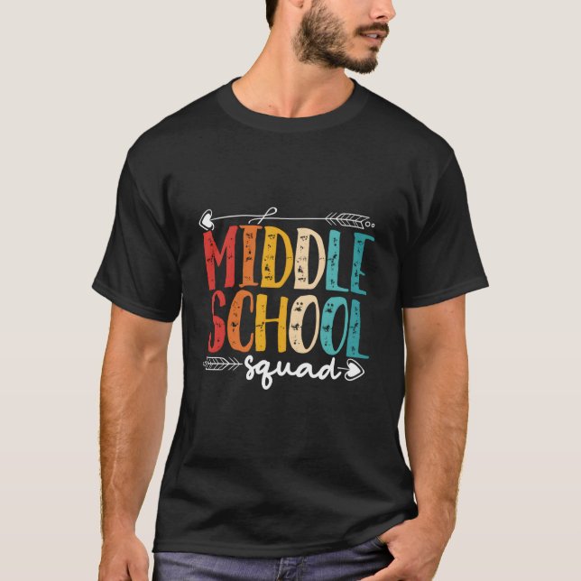 Camiseta Middle School Squad Middle School Student (Frente)