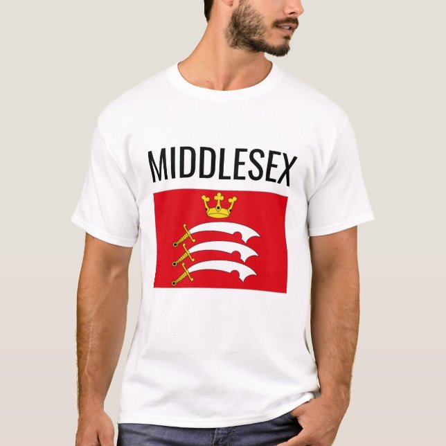 Camiseta Middlesex // English County Flag (Frente)