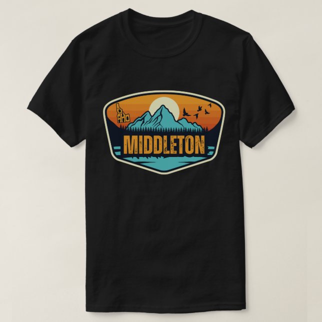 Camiseta Middleton, Idaho (Frente do Design)