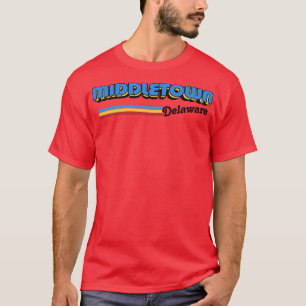 Camiseta Middletown Delaware Retro Estilado