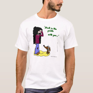 Camiseta Midge "colado no Piddle com você" T básico adult