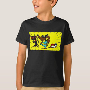 Camiseta Midge Super-Herói Trio Kids Dark T-Shirt
