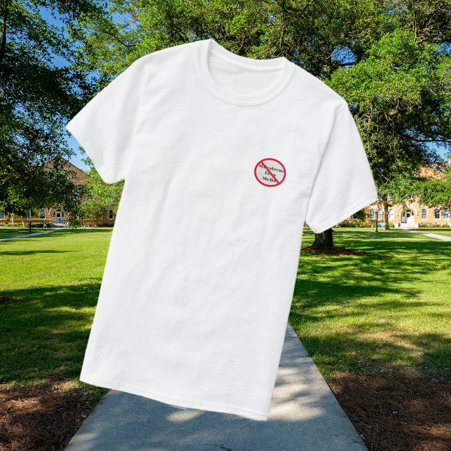 Camiseta Mídia de notícias mainstream (Criador carregado)