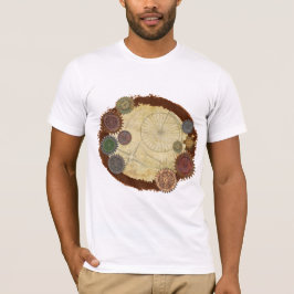 Camiseta Mídia mista Steam Elegance Steampunk