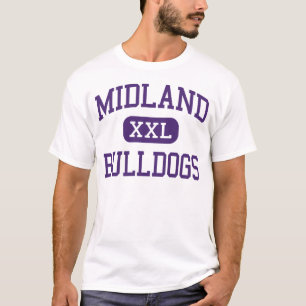 Camiseta Midland - buldogues - segundo grau - Midland Texas