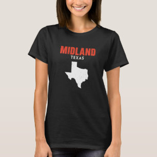 Camiseta Midland Texas EUA State America Viagem Texan