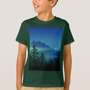 Camiseta MIDNIGHT FLOREST CALM MOUNTAIN